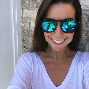 DIFF Blue Reflective Sunglasses 🕶